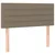 Vidaxl Box spring postelja z vzmetnico LED taupe 120x200 cm blago