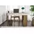 HANAH HOME Radni sto Vesper Cashmere Walnut