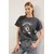 Trendyol Milla Ženska majica TWOSS25TS00148, Antracit