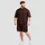 GymBeam Oversized Unstoppable T-shirt Brown