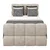 Boxspring Krevet Brisbane 140/200 cm , bež