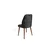 Hanah Home Set stolica Dallas-557 V4, 75x62x102 cm, 4 komada, Antracit