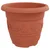 Saksije za biljke 6 pcs Crvena cigla O 30 x 25 cm Plastika