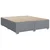 Vidaxl Box spring postelja z vzmetnico svetlo siva 180x200 cm blago