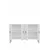 Hanah Home komoda Ayshe 120, 120 cm, bela / srebrna