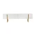 Hanah Home TV Komoda Serenity, 180x50x29.5cm, Belo-Zlatna