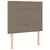 Vidaxl Box spring postelja z vzmetnico taupe 90x200 cm blago
