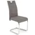 Halmar Jedilni stol K349 - siv/krom