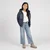 Guess NYLON PUFFER LS JACKET ZIP pisana