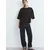 Pull&Bear Široka majica antracit