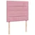 Vidaxl Box spring postelja z vzmetnico roza 120x190 cm žamet