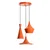 Opviq Luster Tom-3556, 45-135cm, 45 cm, 3xE27 s, Narandžasti