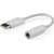GEMBIRD A-CM-3.5F-01 USB type-C plug to stereo 3.5 mm audio adapter cable, white (CCA-UC3.5F-01-DAC)