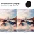 K&F 77MM Nano-X Series,Green Coated, ND4+ND8+ND64+ND1000 Filter Kit