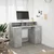 Radni stol s LED svjetlima sivi 120x55x91 cm konstruirano drvo