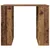 Stol s policom Staro drvo 90 x 50 x 75 cm Konstruirano drvo