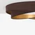 BRILAGI - LED prigušiva svetiljka VELVET TWIST LED/36W/230V CCT prečnik 65 cm WT braon/zlatna + daljinski upravljač