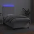 Vidaxl Box spring postelja z vzmetnico LED bel 100x200 cm umetno usnje