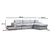 ATELIER DEL SOFA Ugaona garnitura Loop 15