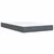 Vidaxl Box spring postelja z vzmetnico temno siva 120x200 cm žamet