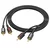 Borofone Kabel BL13 - 2RCA na 2RCA - 1,5m - Crna KP28006