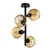 Opviq Luster Benek-15-14494, 40x40x55cm, IP20, Crno-žuti