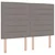 vidaXL Postelja boxspring z vzmetnico Taupe 160 x 200 cm Blago