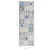 Vidaxl Kuhinjska talna preproga pralna mozaik 45x150 cm