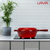 Combo set consisting in frying pan and lid, 26cm, cast iron, Red - LAV