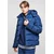 Puffer Jacket with Hood spaceblue