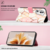 Futrola za telefon Maska na preklop Marble za Samsung S24 FE/ S721B geometry roze