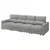 MALMKÖPING Sofa 4-sed, Tibbleby bež/siva