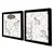 Wallity slika 2P3333SCT-001, 2 dijela, 33 x 68 cm