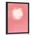 Plakat rožnato-bela abstrakcija - 30x45 silver