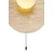Opviq zidna lampa Tor-Look-B, 1 × G9, bež / bela