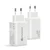 EAV polnilnik GaN, 1x USB, 2x USB-C, Quick Charge 4+, 65W, bel