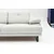 Atelier del Sofa Dvosed na razvlačenje Mustang 99x83x199cm Beli