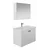 Skye Decor Set kupatilskog ormarića sa umivaonikom i ogledalom, 2 dela, Beli