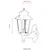 Lessentiel Maison Spoljna zidna lampa BAP-68211-BSY, 40 cm, E27, 40W, IP65, Crna