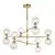Endon 114041 - Luster na stalku 12xG9/3,2W/230V zlatni