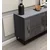Hanah Home Konzola Junes, 150x79x40 cm, Antracit-srebrne boje