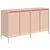Vidaxl Komoda roza 135x39x73,5 cm hladno valjano jeklo