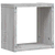 Police na zidu s policom 2 pcs Siva Sonoma 26 x 15 x 26 cm