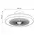 Brilagi - LED prigušiva plafonski ventilator LED/38W/230V 50 cm bela/smeđa + daljinski upravljač