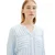 TOM TAILOR Bluza  svetlo modra / bela