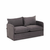 ATELIER DEL SOFA Sofa dvosed Saga 2 Seater Grey