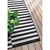 Črno-bel tekač 80x150 cm Viela – Hanse Home