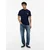 Tommy Jeans Majica SIGN FLAG mornarska/bela