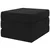 Sofa na razvlačenje 90 x 67 x 45 cm Crna