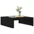 Kava Stol Crni hrast 100 x 100 x 35 cm Konstruirano drvo